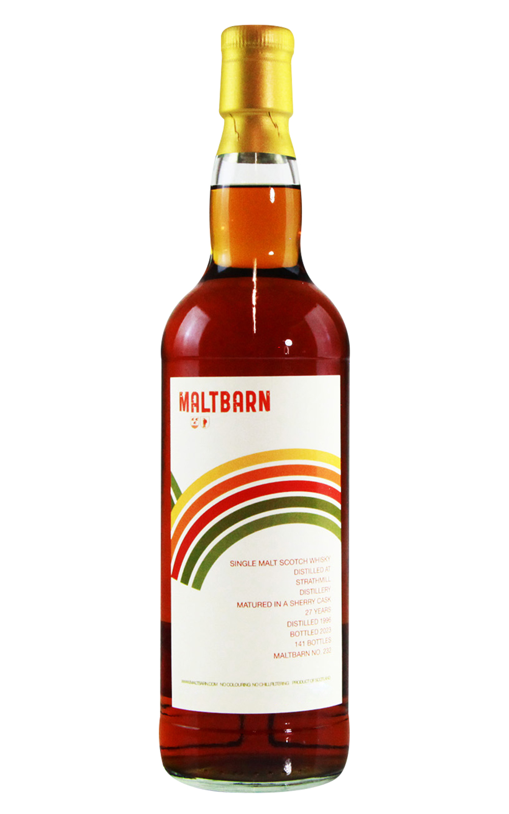 Maltbarn No 232 Strathmill 1996 27 Years Single Malt Scotch Whisky 麥芽穀倉 No 232 斯特拉斯米爾 1996 27年單一麥芽蘇格蘭威士忌