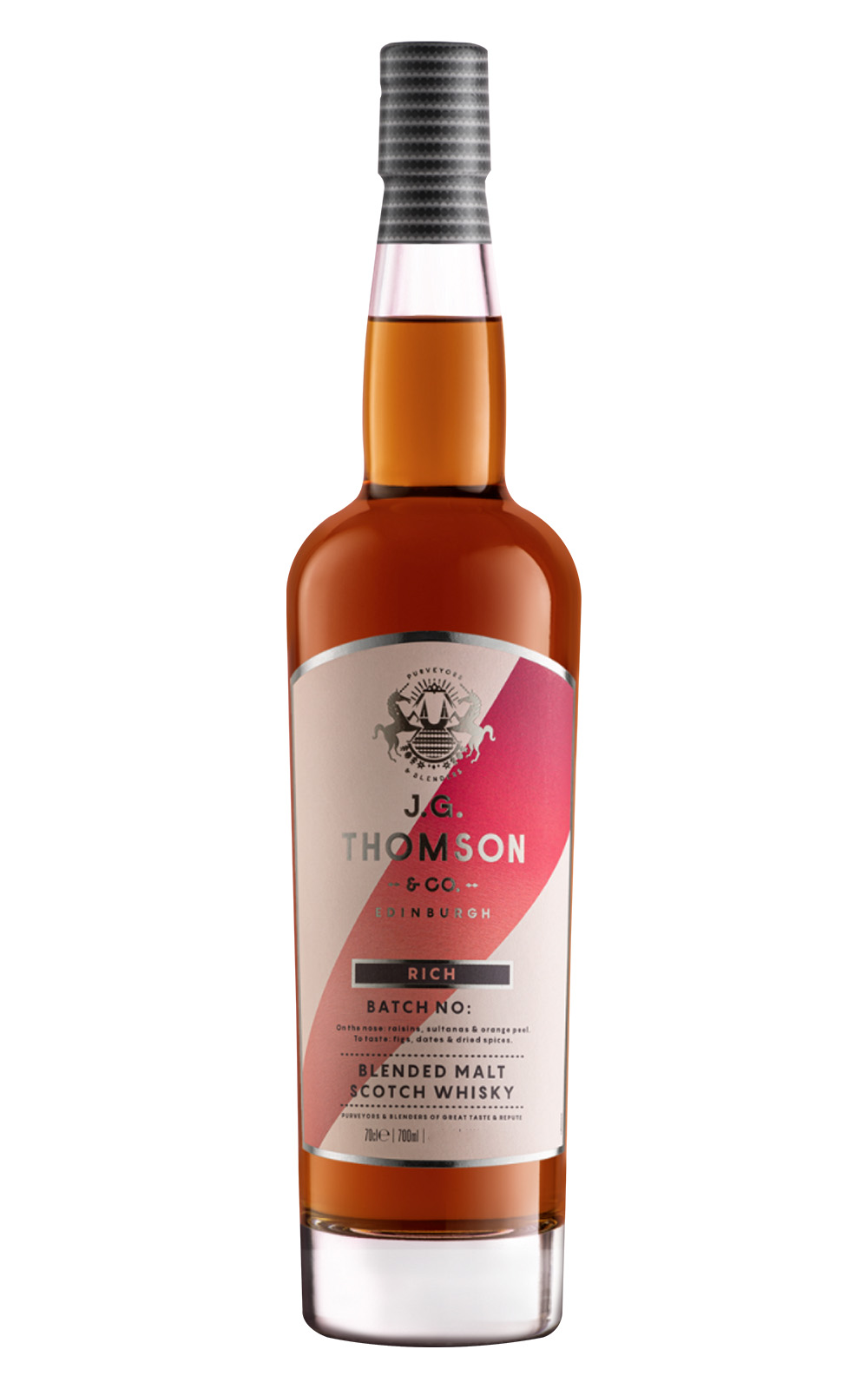 J G Thomson Co Rich Batch 02 Blended Malt Scotch Whisky J G 湯姆森威士忌 豐 第二批次 調和麥芽蘇格蘭威士忌