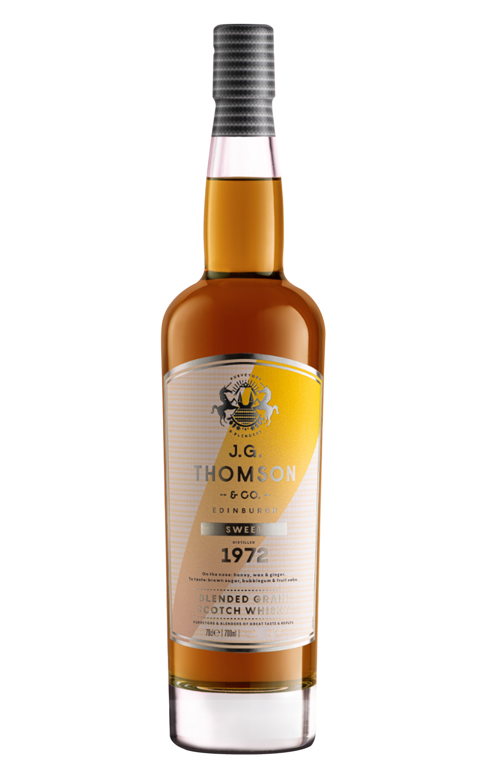 J G Thomson Co Sweet Distilled 1972 Batch 03 Blended Grain Scotch Whisky J G 湯姆森威士忌 甜 1972 第三批次 調和穀物蘇格蘭威士忌