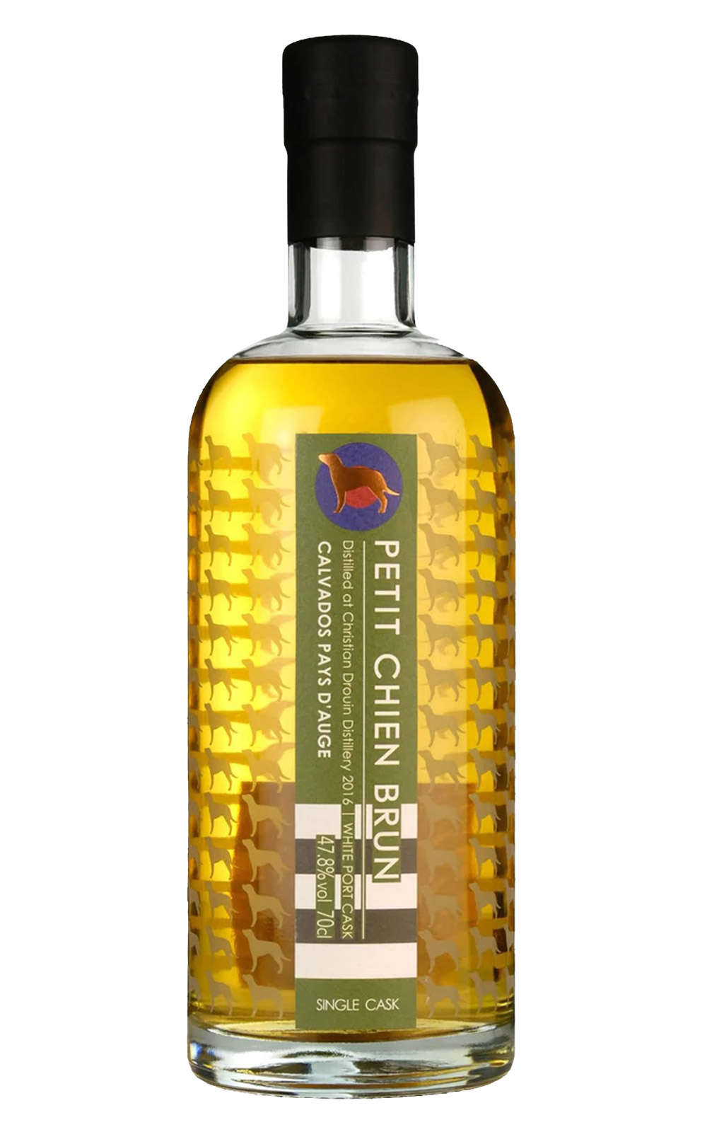 Little Brown Dog Spirits Single Cask Christian Drouin 2016 White Port Cask Calvados Pays d Auge 小棕犬烈酒 單桶系列 克里斯蒂安 德魯安2016 白波特桶 歐日蘋果白蘭地
