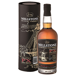 Zuidam Distillers-Millstone Peated Pedro Ximénez Cask Single Malt Dutch Whisky