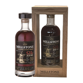 Zuidam Distillers-Millstone 22 Years Old Oloroso Sherry Cask Single Malt Dutch Whisky