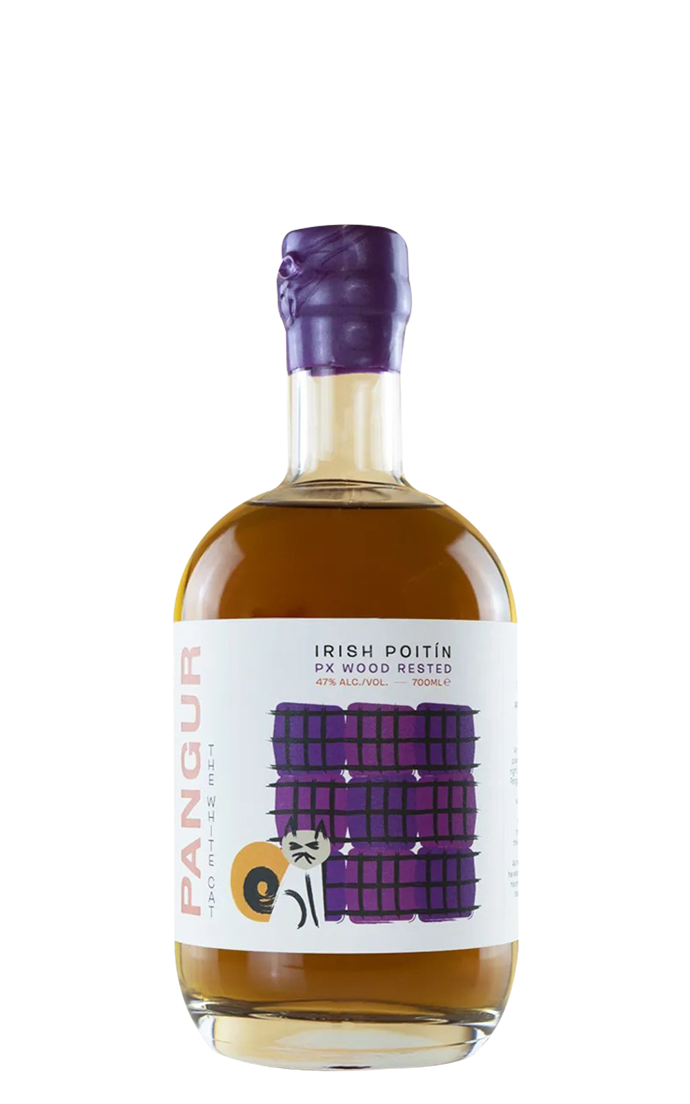 Killowen Distillery Pangur PX Wood Rested Irish Poitin 奇洛文蒸餾廠 白貓系列 PX桶 愛爾蘭波沁酒
