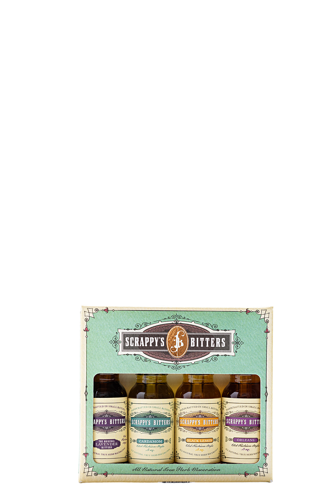 Scrappy s Bitters The New Classics Mini Set Lavender Cardamom Black Lemon Orleans 史卡比苦精 經典迷你組 薰衣草 豆蔻 黑檸檬 奧爾良