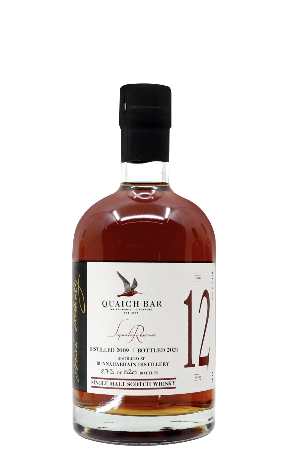 Quaich Bar Bunnahabhain 2009 Aged 12 Years Single Malt Scotch Whisky 奎奇酒吧 布納哈本 2009 12年單一麥芽蘇格蘭威士忌