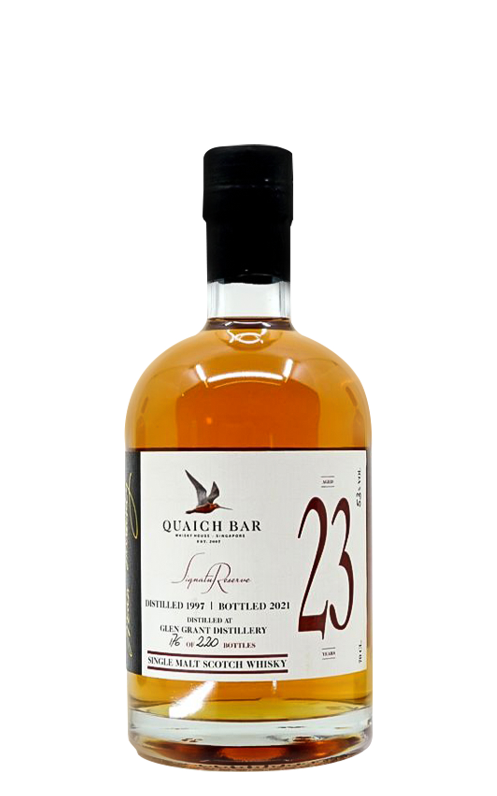 Quaich Bar Glen Grant 1997 Aged 23 Years Single Malt Scotch Whisky 奎奇酒吧 格蘭冠 1997 23年單一麥芽蘇格蘭威士忌