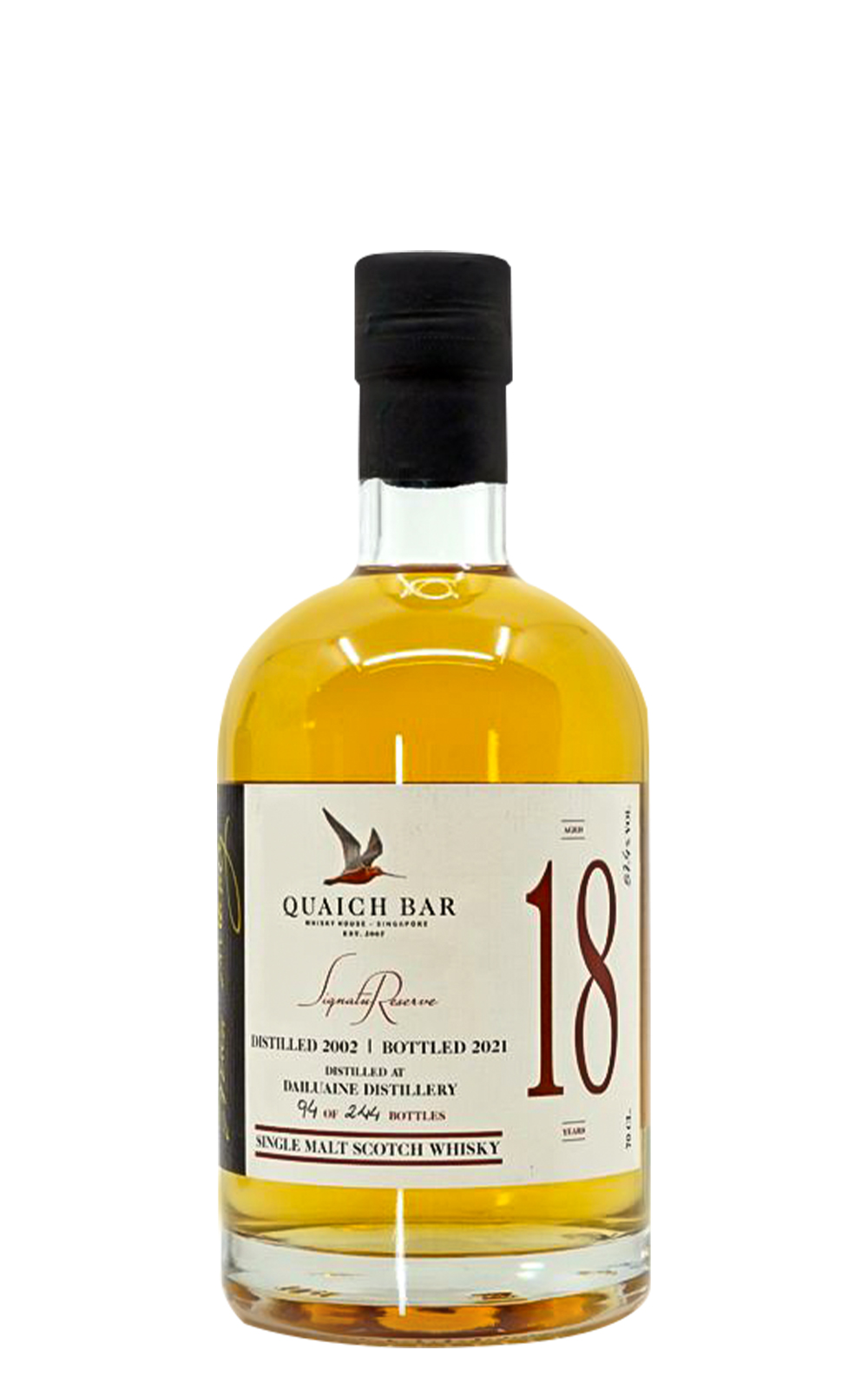 Quaich Bar Dailuaine 2002 Aged 18 Years Single Malt Scotch Whisky 奎奇酒吧 大雲 2002 18年單一麥芽蘇格蘭威士忌