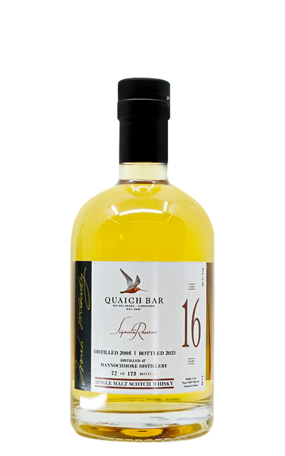 Quaich Bar Mannochmore 2005 Aged 16 Years Single Malt Scotch Whisky 奎奇酒吧 曼洛克摩 2005 16年單一麥芽蘇格蘭威士忌