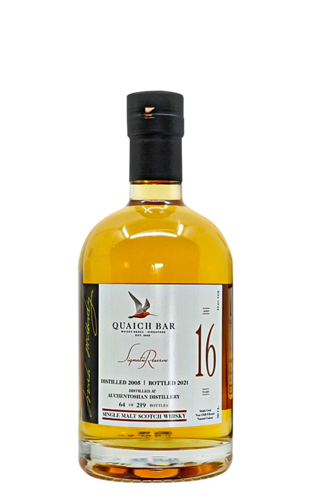 Quaich Bar Auchentoshan 2005 Aged 16 Years Single Malt Scotch Whisky 奎奇酒吧 歐肯 2005 16年單一麥芽蘇格蘭威士忌