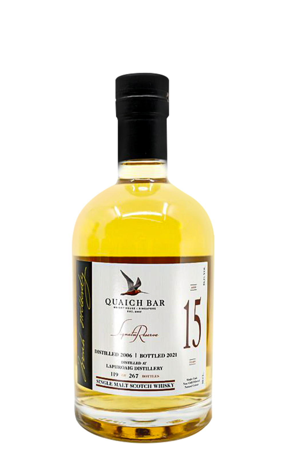 Quaich Bar Laphroaig 2006 Aged 15 Years Single Malt Scotch Whisky 奎奇酒吧 拉弗格 2006 15年單一麥芽蘇格蘭威士忌