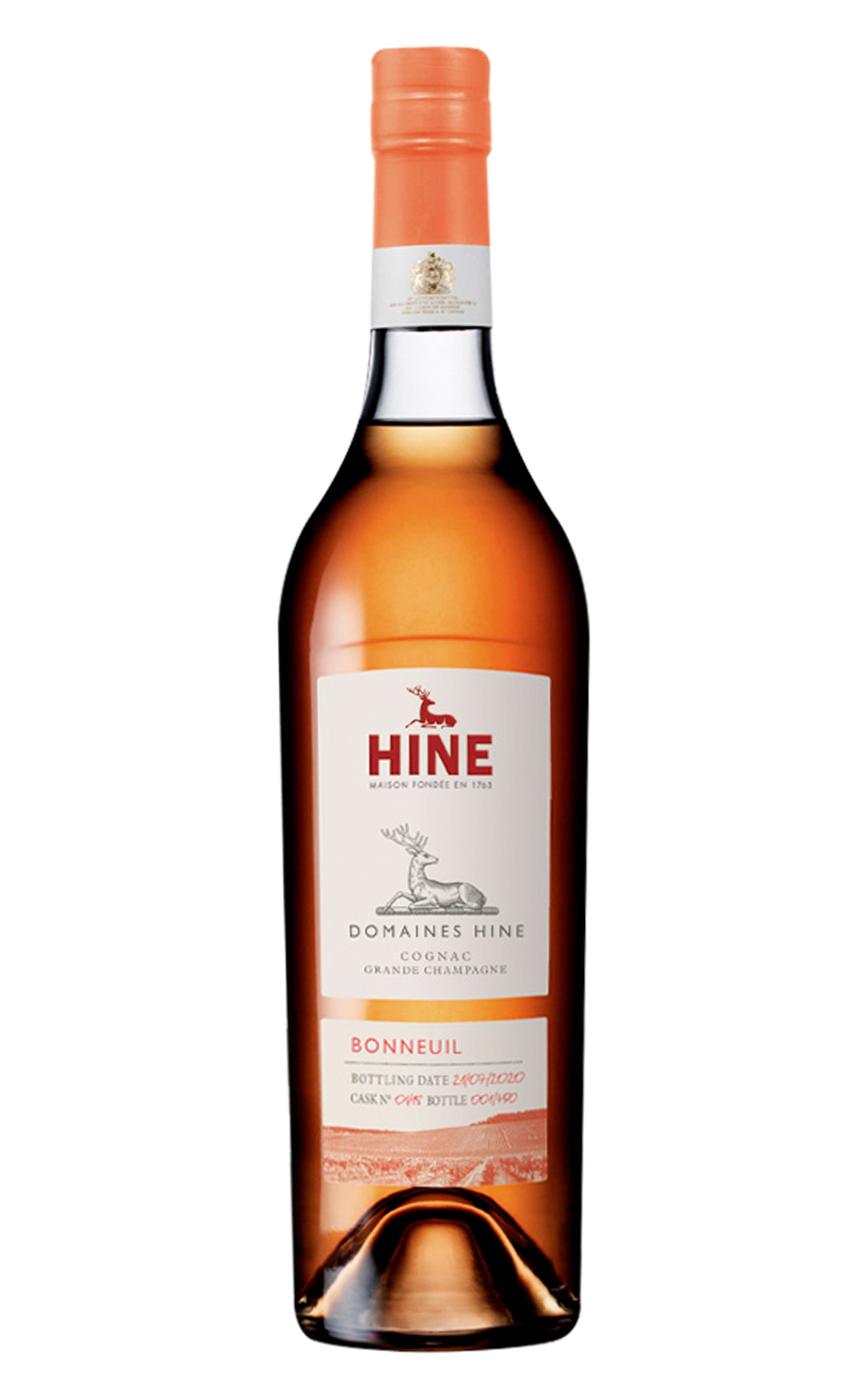 Hine Cognac Domaines Hine Bonneuil 2010 Grande Champagne Cognac 御鹿干邑白蘭地 御鹿莊園 2010 大香檳區干邑白蘭地