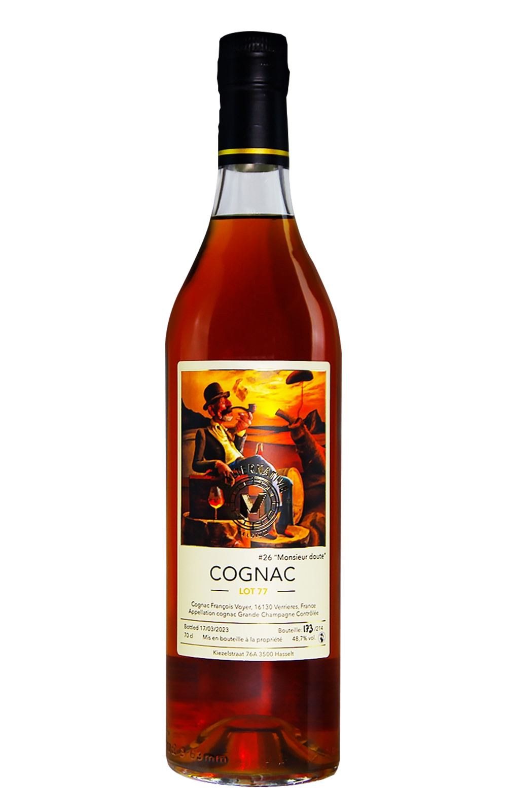 Malternative Belgium 26 Monsieur Doute Lot 77 Grande Champagne Cognac 麥芽B計劃 26 杜特先生 Lot 77 大香檳區干邑白蘭地