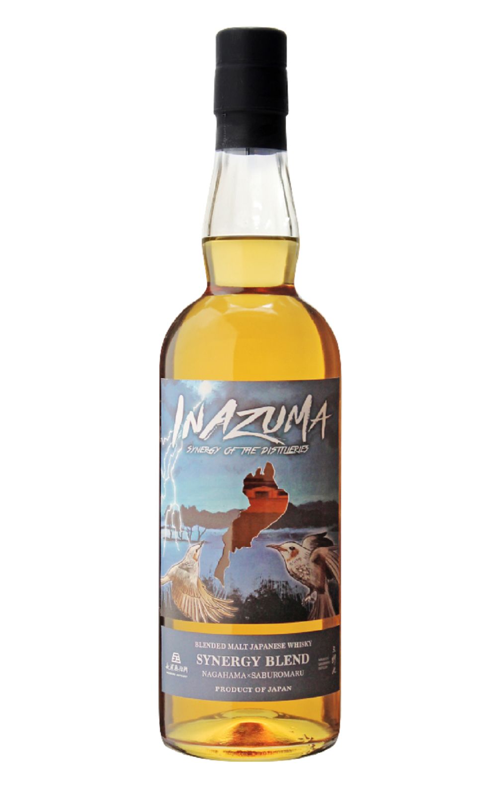 Nagahama Distillery INAZUMA Synergy Blend Blended Malt Japanese Whisky 長濱蒸餾所 長濱 X 三郎丸交換桶 調和麥芽日本威士忌