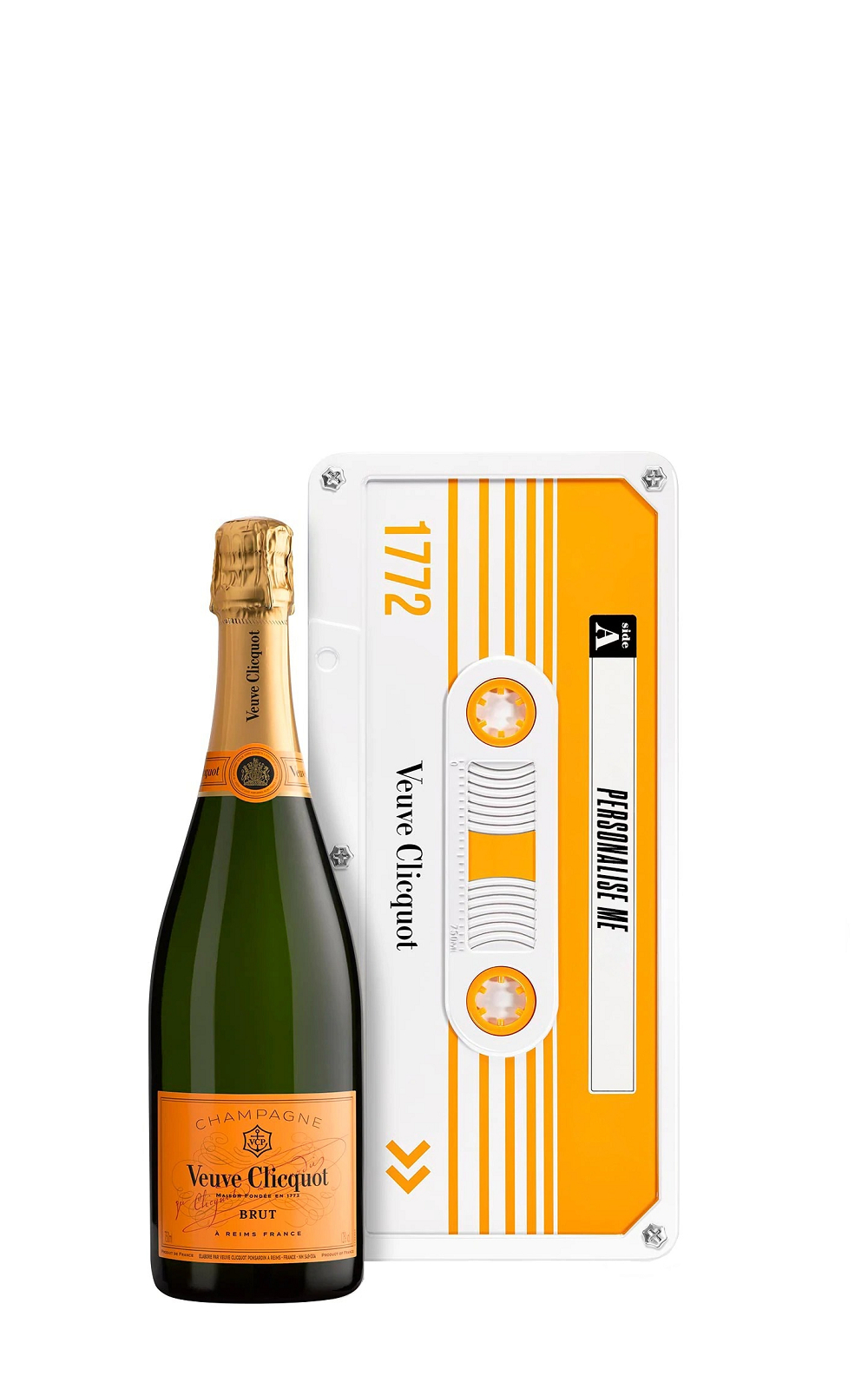 Maison Veuve Clicquot Yellow Label Brut Tape Collection Gift Box Yellow Retro NV 凱歌香檳 皇牌 不甜香檳 錄音帶禮盒 凱歌黃