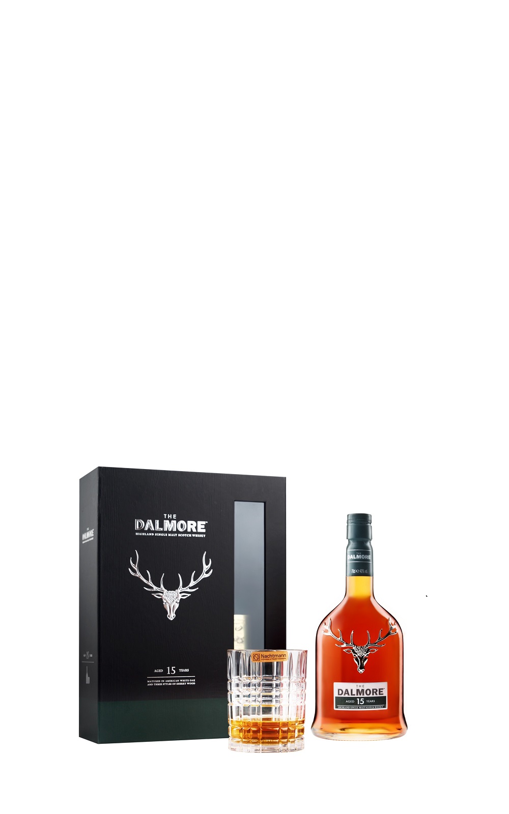 The Dalmore Aged 15 Years Highland Single Malt Scotch Whisky Gift Set With Glass 大摩蒸餾廠 15年 單一麥芽蘇格蘭威士忌 附杯禮盒組