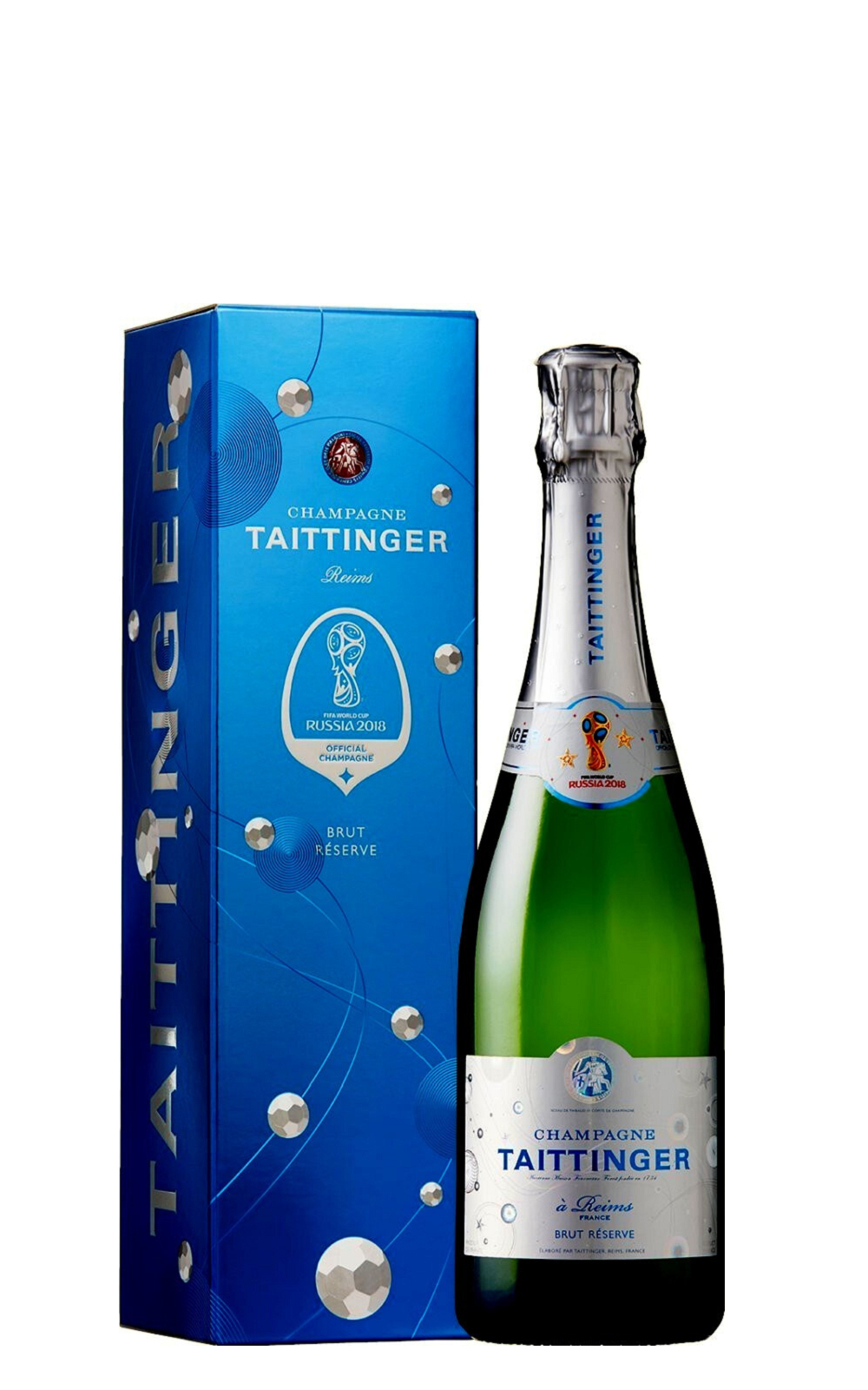 Champagne Taittinger Reserve Brut FIFA 2018 Gift Box NV 泰廷爵香檳 典藏 不甜香檳 2018年世界盃足球賽禮盒