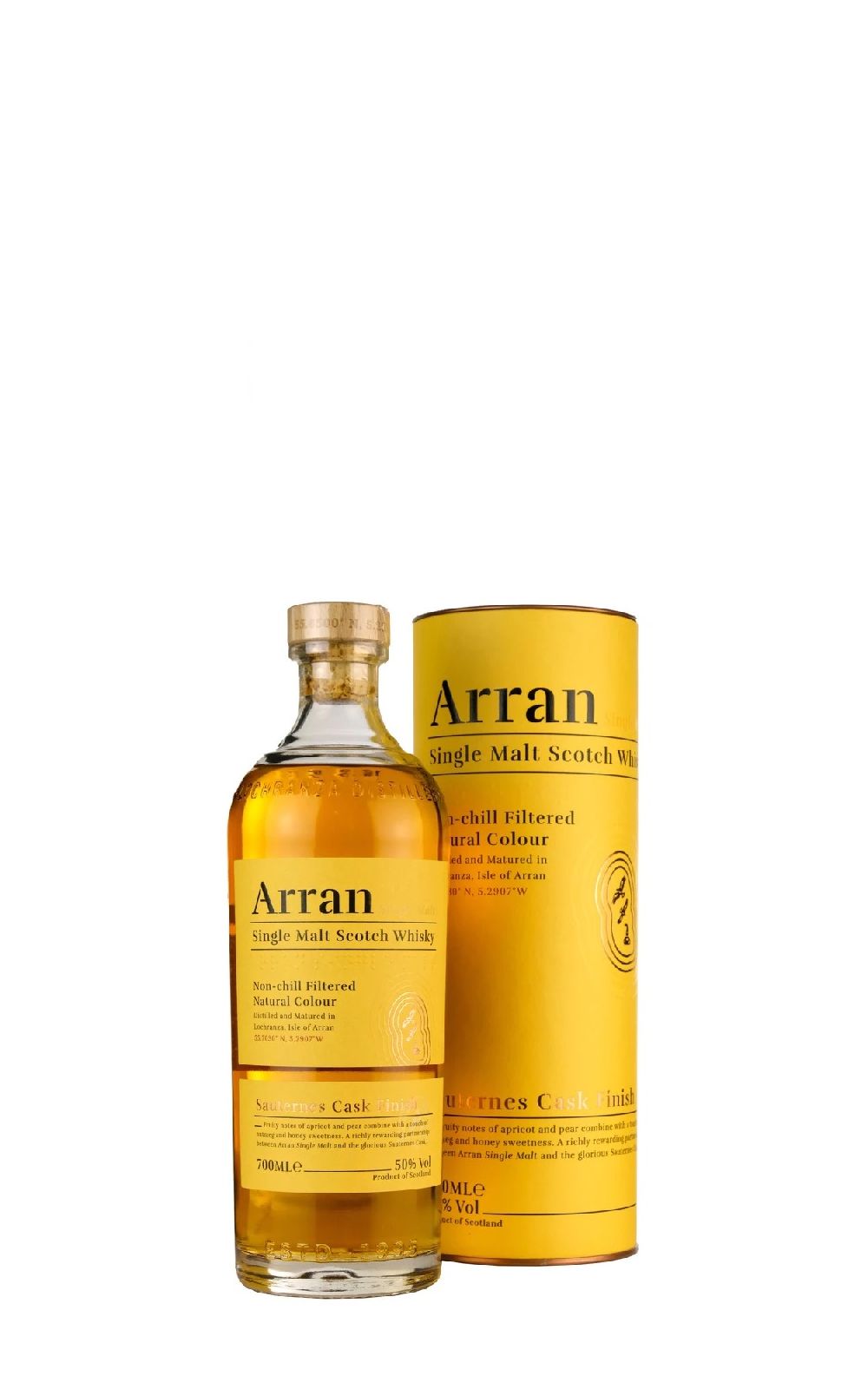 Arran Sauternes Cask Finish Single Malt Scotch Whisky 愛倫 貴腐桶單一麥芽蘇格蘭威士忌