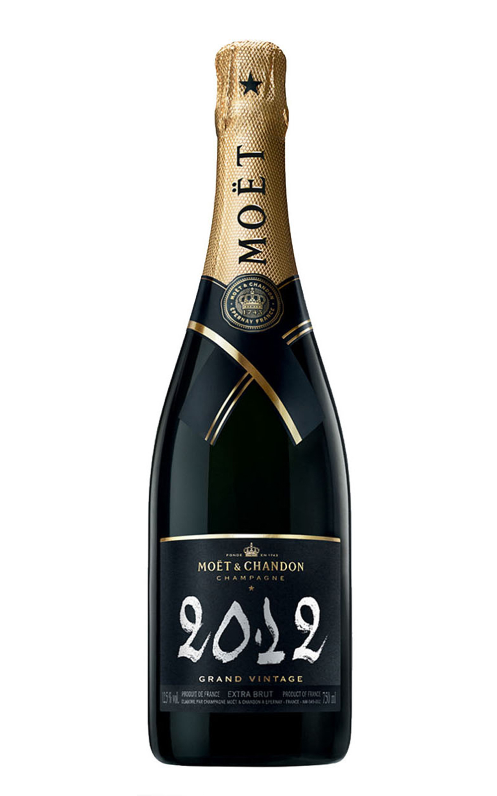 Moet Chandon Grand Vintage Brut 2012 酩悅香檳 偉大年份 不甜香檳 裸瓶