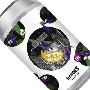 Heroes Beer Co-"This Town Needs Beer" Jasmine Tea Summer Ale