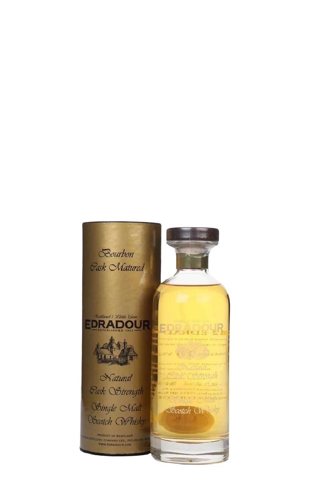 Edradour Distillery 2012 Aged 10 Year Bourbon Cask Single Malt Scotch Whisky 艾德多爾蒸餾廠 2012 波本桶 10年單一麥芽蘇格蘭威士忌原酒