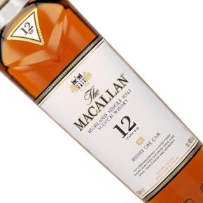 Macallan-12 Years Old Sherry Oak Cask Highland Single Malt Scotch Whisky