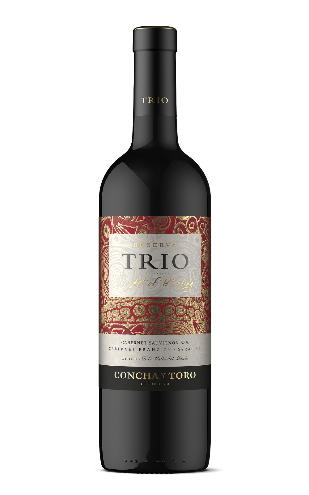 Vina Concha y Toro Trio Cabernet Sauvignon Shiraz Cabernet Franc 2019 孔雀酒廠 三重奏 CSC紅酒