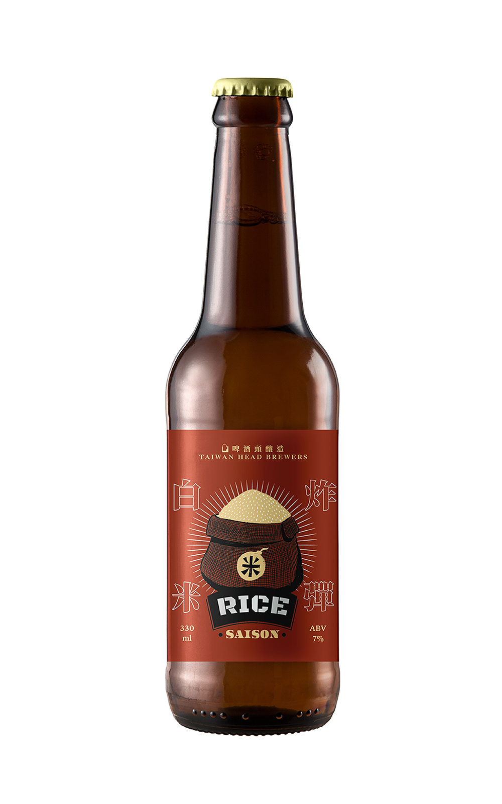Taiwan Head Brewers Rice Saison 啤酒頭釀造 臺農酒館系列 白米炸彈 啤酒