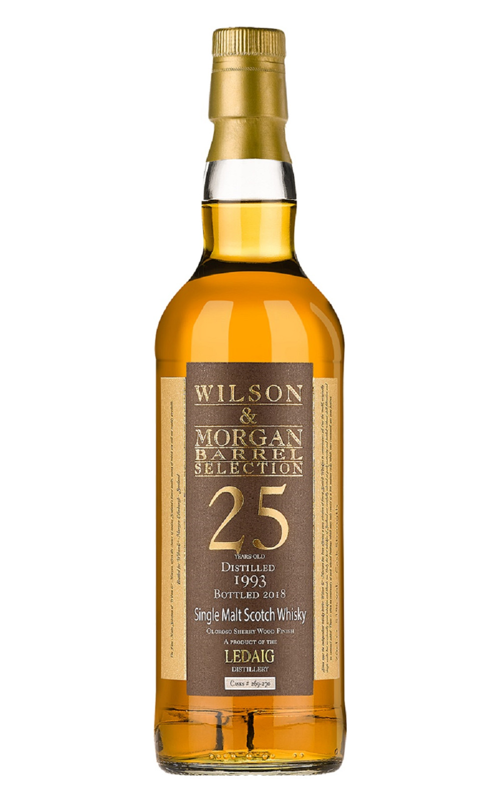 Wilson Morgan Barrel Selection Ledaig 1993 25 Years Old Oloroso Sherry Wood Finish Cask Strength Single Malt Scotch Whisky 威爾森 x 摩根獨立裝瓶廠 里爵 1993 25年歐羅洛梭桶 單一麥芽蘇格蘭威士忌原酒