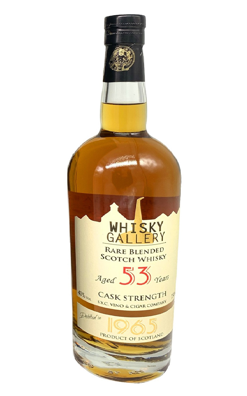 Whisky Gallery 1965 Aged 53 Years Cask Strength Rare Blended Scotch Whisky 醉美威士忌 1965 珍稀53年 調和蘇格蘭威士忌原酒