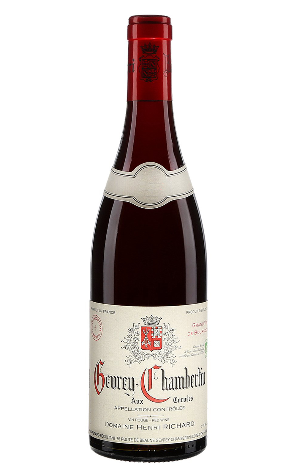 Domaine Henri Richard Gevrey Chambertin Aux Corvees 2018 亨利 理查酒莊 哲維瑞香貝丹 奧寇維 紅酒