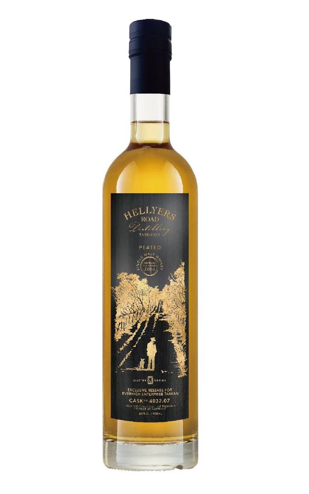 Hellyers Road Distillery Master Series 2004 Peated Cask Strength Single Malt Whisky 海利爾之路蒸餾廠 大師精選 2004 泥煤單桶單一麥芽精品威士忌原酒