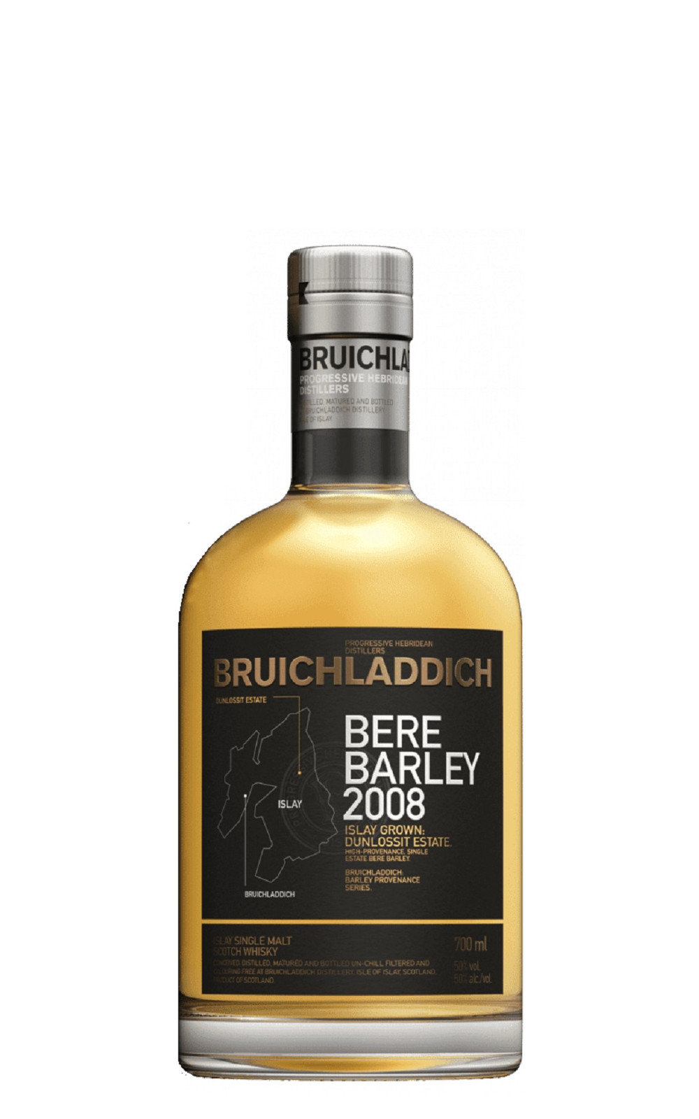 Bruichladdich Distillery Bere Barley 2008 Unpeated Islay Single Malt Scotch Whisky 布萊迪蒸餾廠 畢爾古代大麥 2008 艾雷島單一麥芽蘇格蘭威士忌