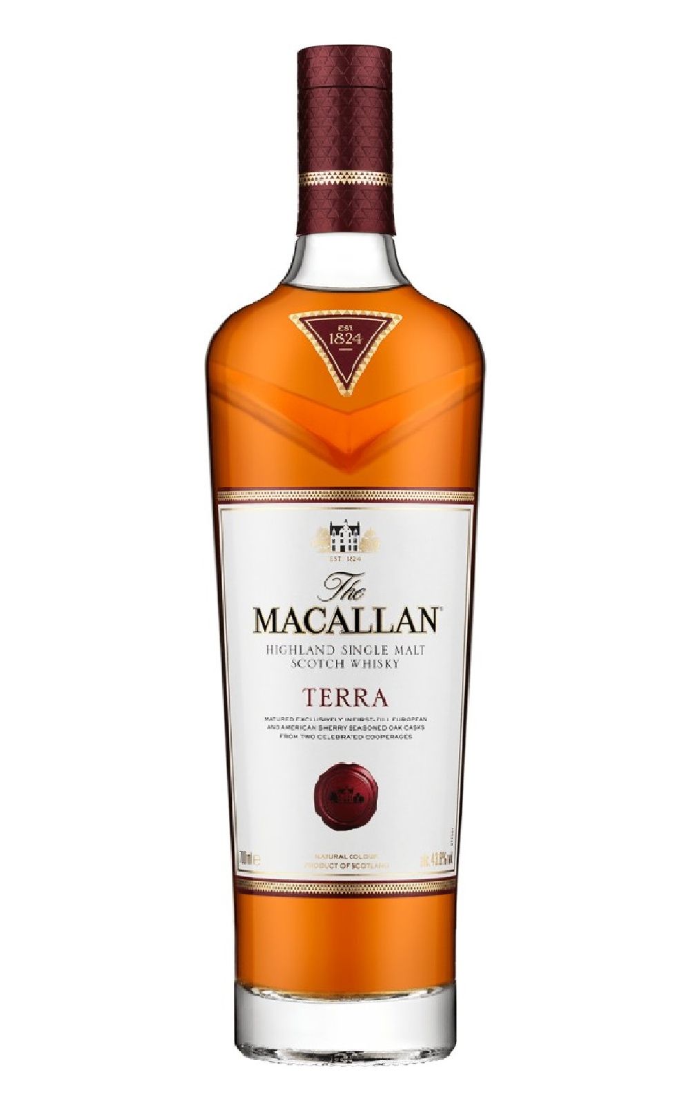 Macallan Terra Highland Single Malt Scotch Whisky 麥卡倫蒸餾廠 赤木 單一麥芽蘇格蘭威士忌