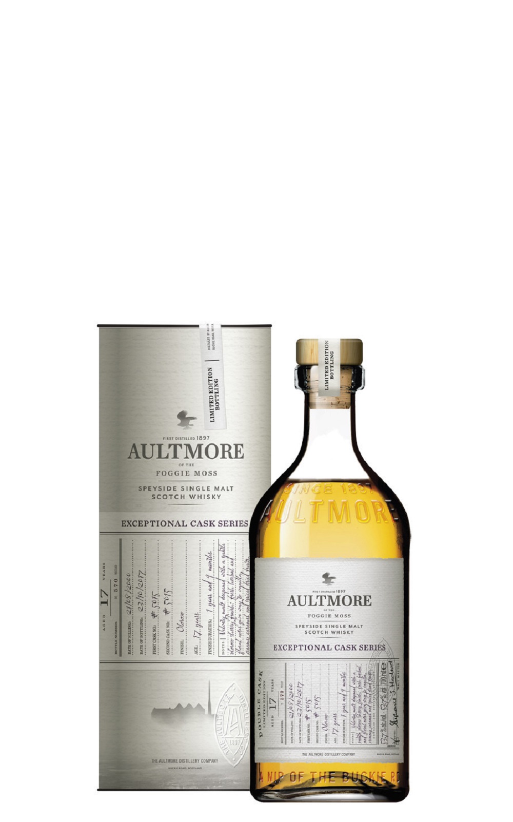 Aultmore Exceptional Cask Series 17 Year Old Single Malt Scotch Whisky 雅墨 珍稀選桶系列 17年單一麥芽蘇格蘭威士忌