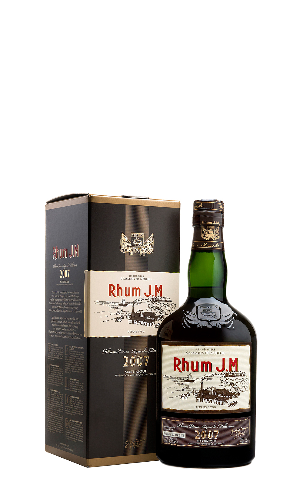 Rhum J M 10 Years Vintage Rhum J M 蘭姆酒 2007年 10 年年份蘭姆酒