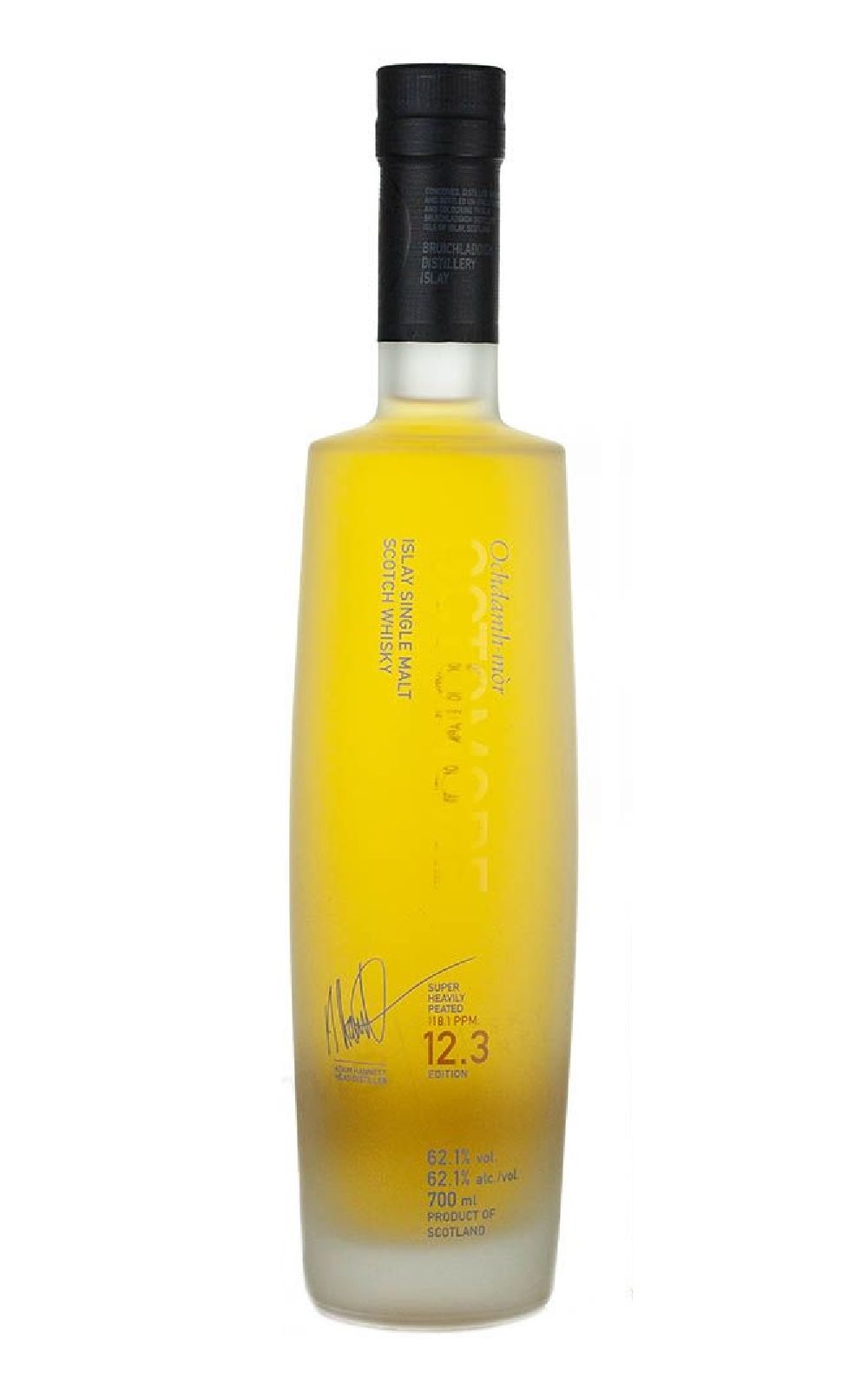 Bruichladdich Distillery Octomore Edition 12 3 Super Heavily Peated Islay Single Malt Scotch Whisky 布萊迪蒸餾廠 奧特摩系列 版本12 3 艾雷島單一麥芽蘇格蘭威士忌