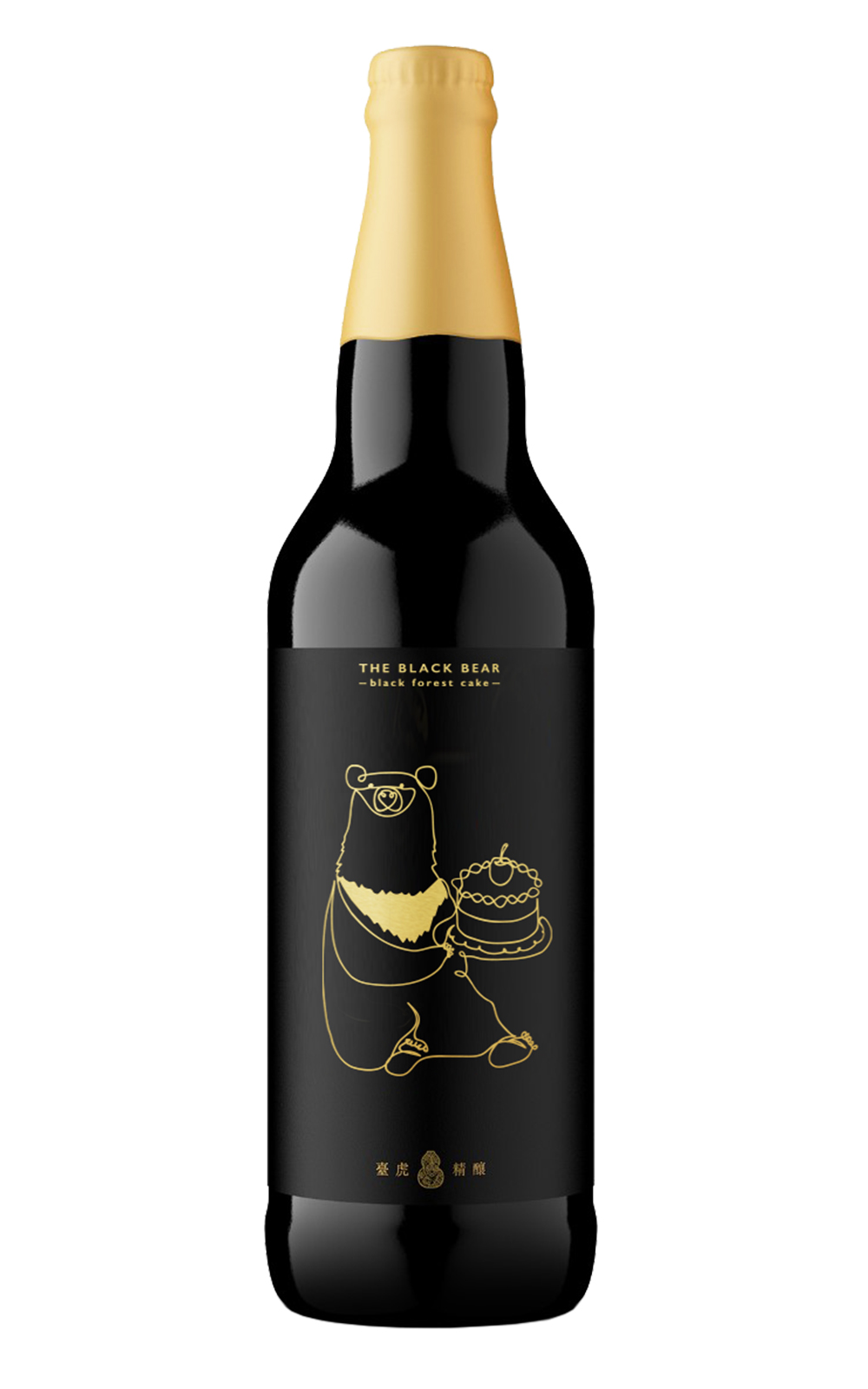 Taihu Brewing The Black Beer Black Forest Cake Imperial Stout 臺虎精釀 2021 臺灣黑熊波本桶陳 酸櫻桃黑森林限定版