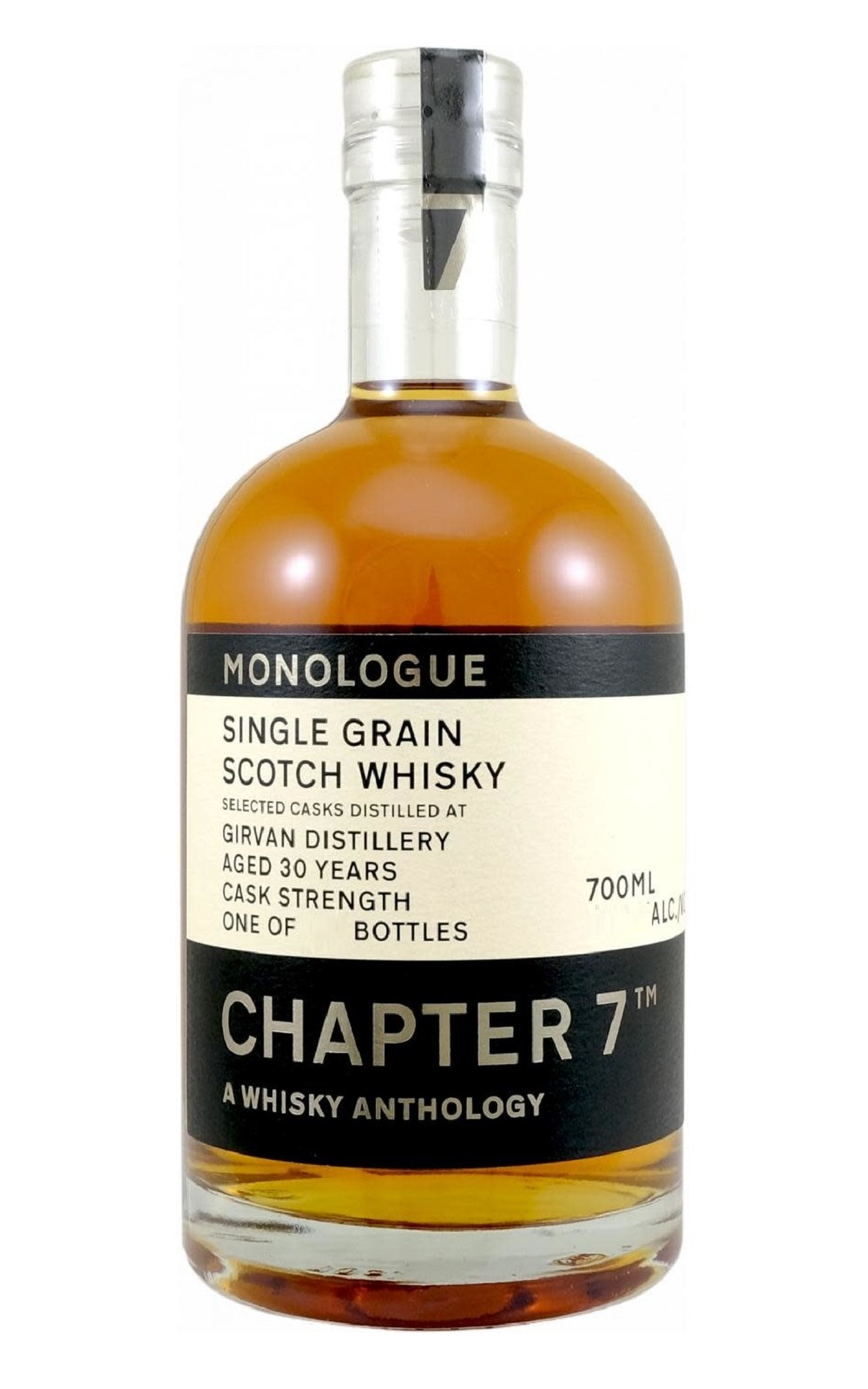 Chapter 7 Girvan 1991 Aged 30 Years Single Grain Scotch Whisky 第七樂章威士忌 格文1991 30年單一穀物蘇格蘭威士忌