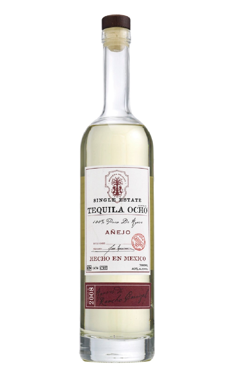 Tequila Ocho Tequila Ocho Anejo 八龍舌蘭 陳年