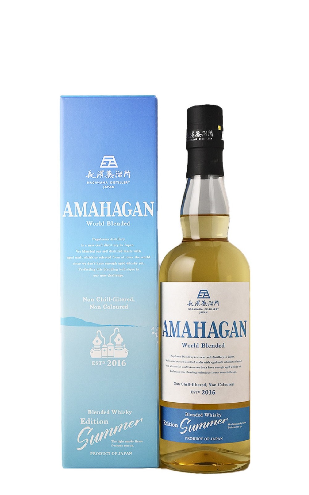 Nagahama Distillery AMAHAGAN Summer Edition World Blended Whisky 長濱蒸餾所 長濱 夏季限定 調和威士忌