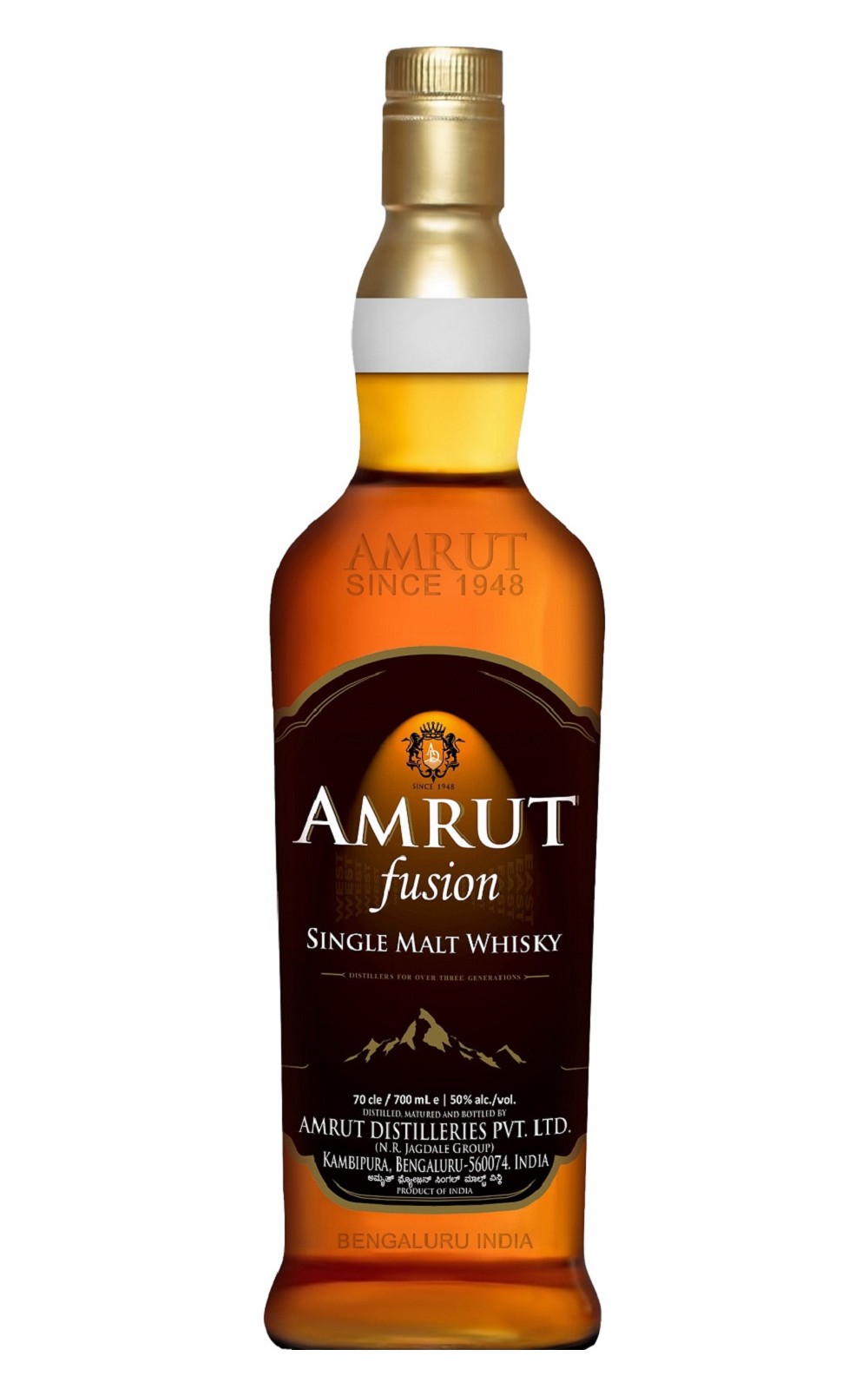 Amrut Fusion Single Malt Whisky 雅沐特蒸餾廠 融合 單一麥芽威士忌