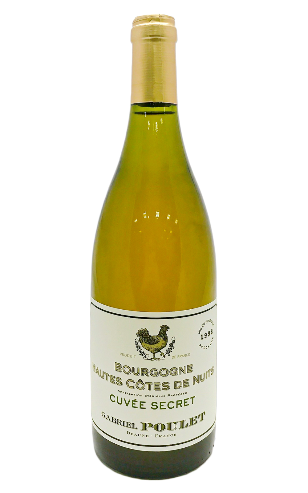 Gabriel Poulet Bourgogne Hautes Cotes de Nuits Cuvee Secret Blanc 1998 佳博酒莊 布根地上夜丘 秘密特釀 白酒