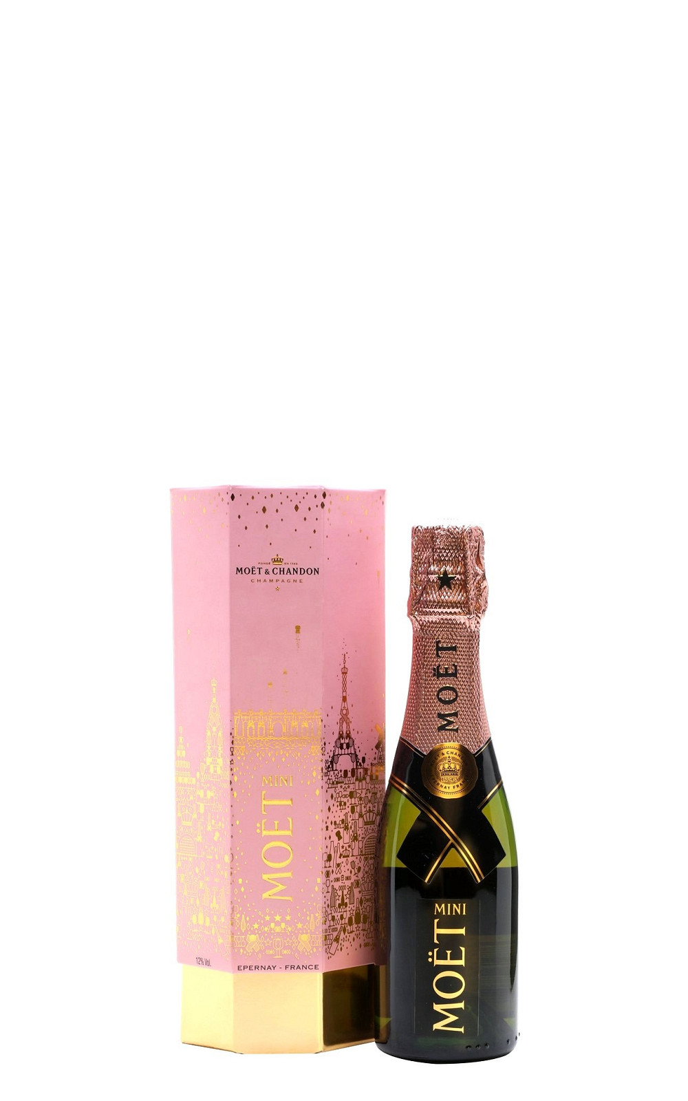 Moet Chandon Imperial Rose Brut Mini Cracker NV 酩悅香檳 酩悅不甜粉紅香檳 煙火限量禮盒