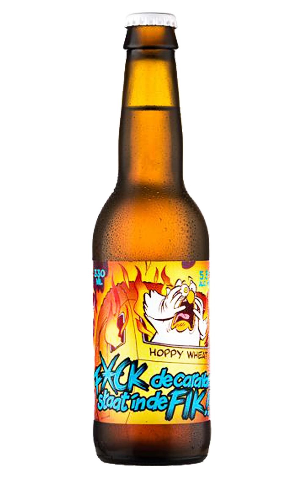 Het Uiltje Brewing Company F ck de Caravan Staat in de Fik Hoppy Wheat 貓頭鷹精釀啤酒廠 他x的火燒露營車 酒花白啤酒