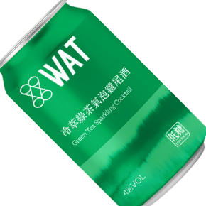 WAT-Green Tea Sparkling Cocktail