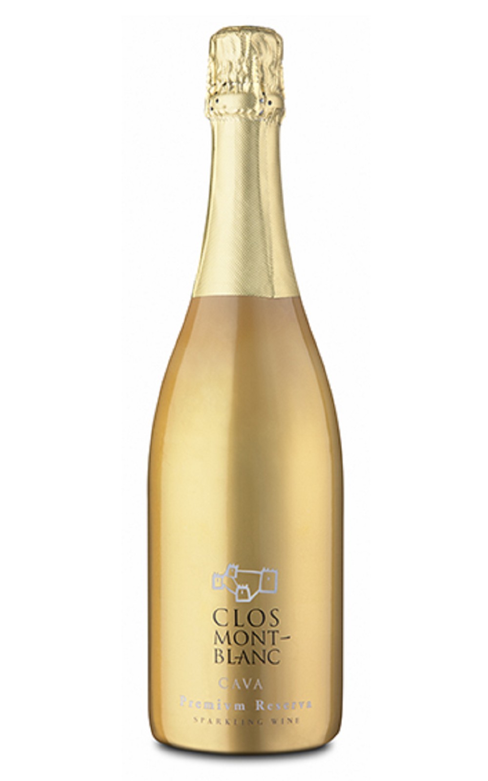 Clos Montblanc Brut Nature Premium Reserva Cava NV 萬寶龍酒莊 耀金 	特級陳年卡瓦汽泡酒
