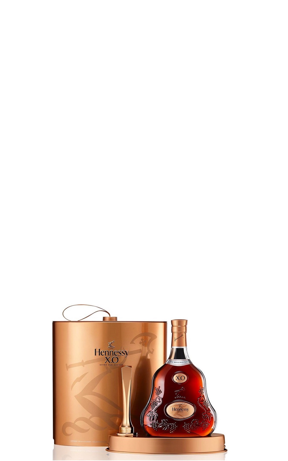 Hennessy X O 2022 Holidays Edition 內含冰塊烙印器附提袋 軒尼詩 X O 2022繽紛假期限量版禮盒 內含冰塊烙印器附提袋