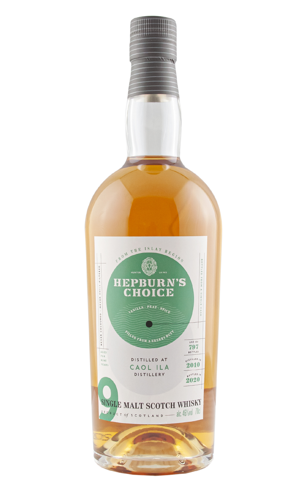 Hepburn s Choice Caol Ila 2010 Sherry Cask Single Malt Scotch Whisky 赫本精選 卡爾里拉 2010 雪莉桶單一麥芽蘇格蘭威士忌