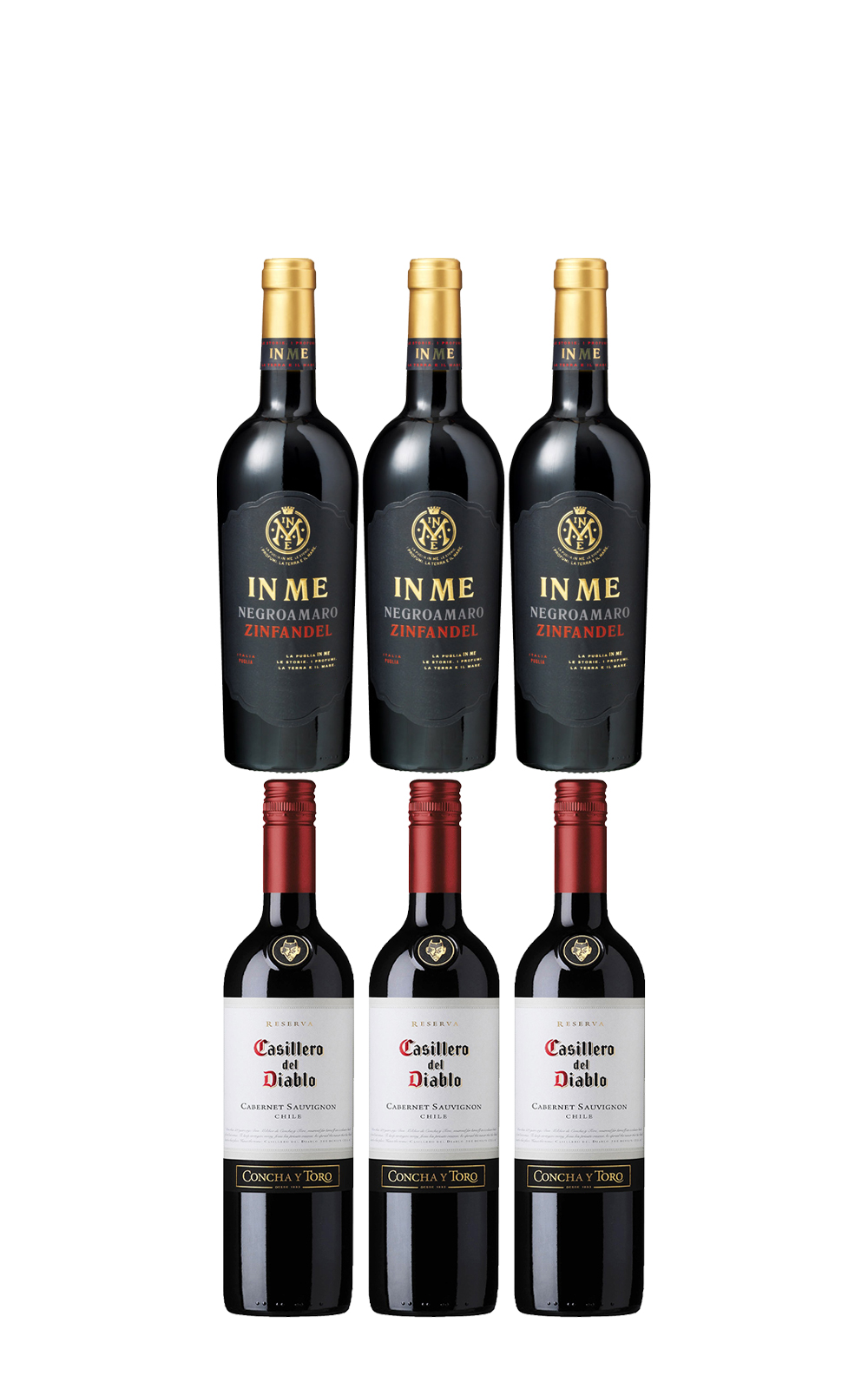 iCheers Special Set Casillero del Diablo X IN ME 6 Bottle Set 750ml 6 NV 愛酒窩特惠組 紅魔鬼X操之在我 紅酒六瓶組 750ml 6