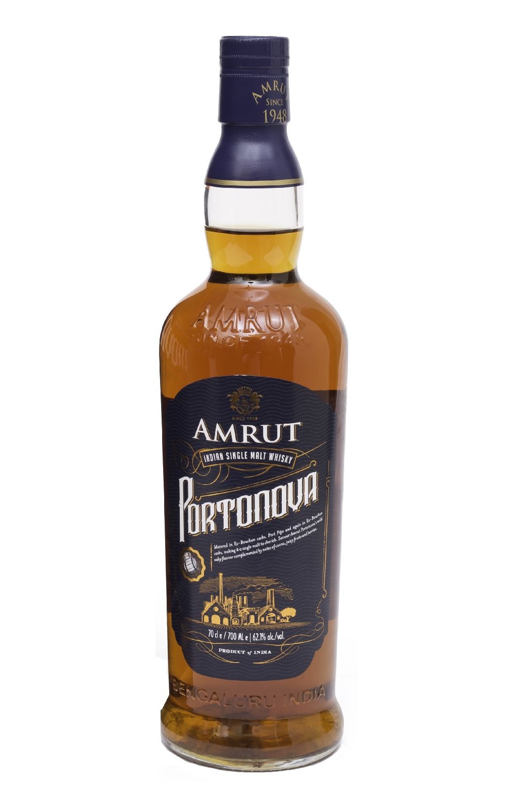 Amrut Portonova Single Malt Indian Whisky 雅沐特蒸餾廠 藍寶波特 單一麥芽印度威士忌